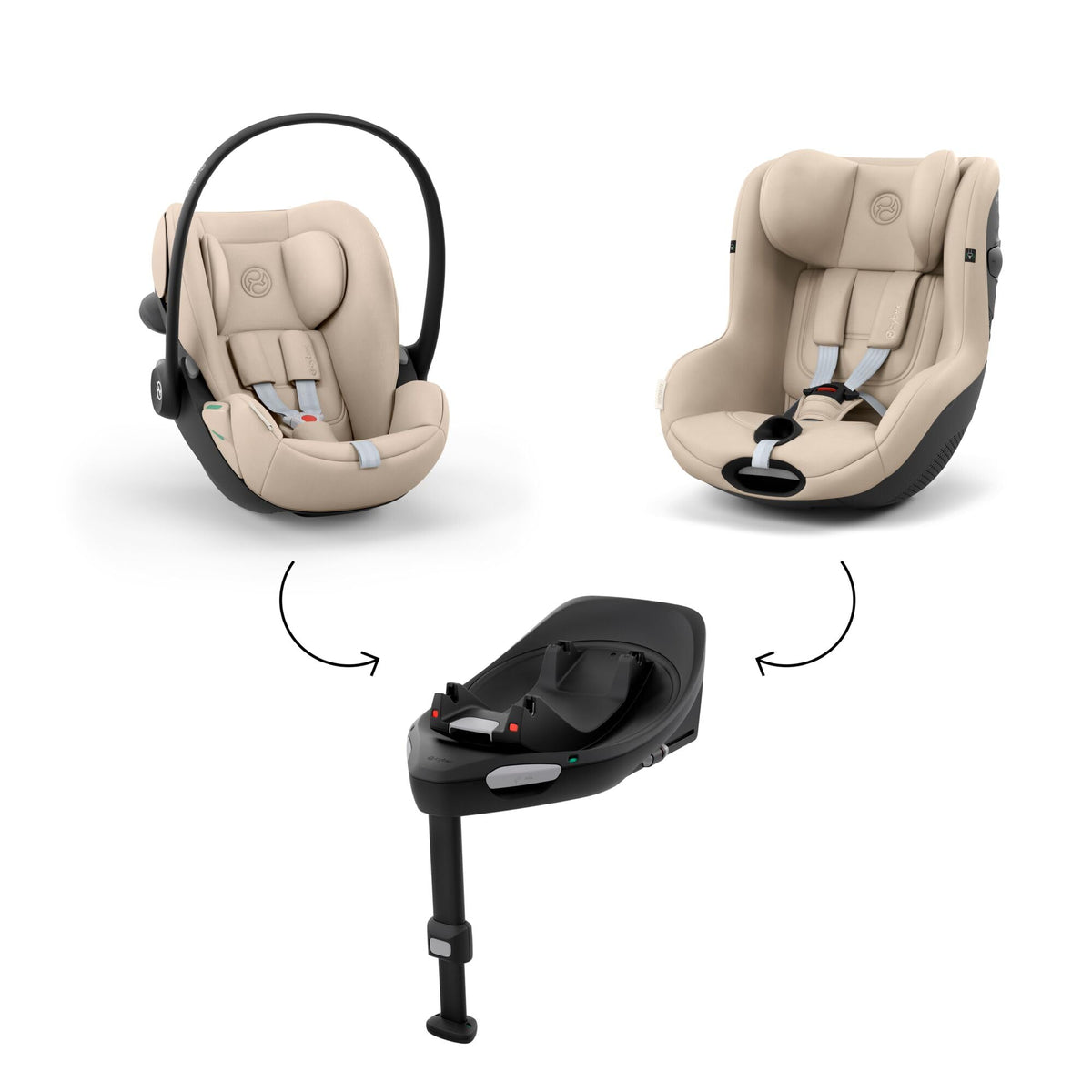 Base ISOFIX Base G3 pour Coques Cloud G3 et Cloud G i-Size, Noir CYBEX Gold