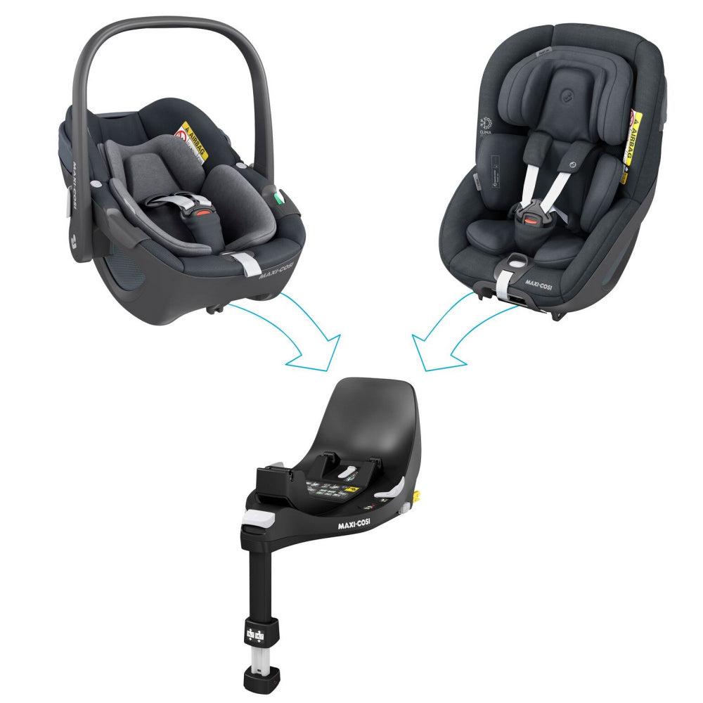 Maxi-Cosi FamilyFix 360 i-Size Base ISOFIX 360, 40–105 cm, Noir