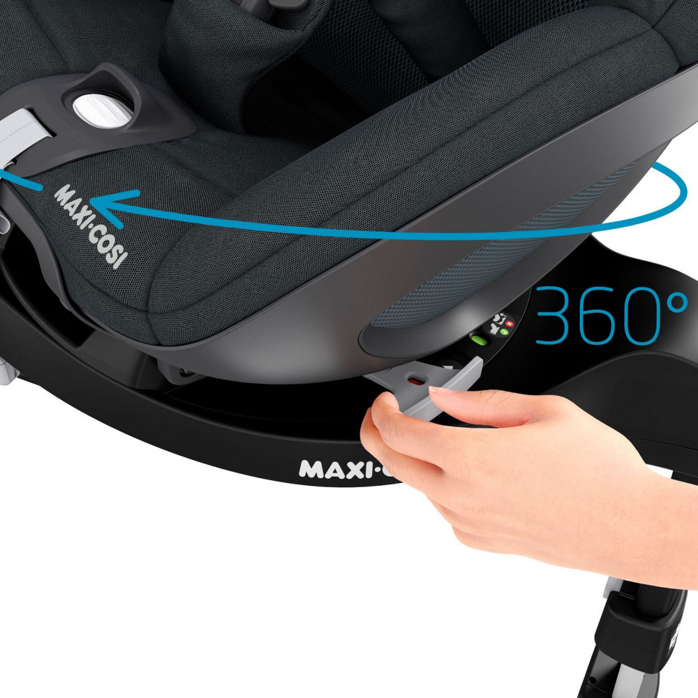 Maxi-Cosi FamilyFix 360 i-Size Base ISOFIX 360, 40–105 cm, Noir