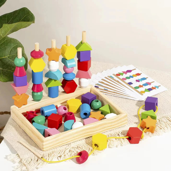 Blocs de Construction Éducatifs – Apprentissage des Couleurs et des Formes pour Enfants